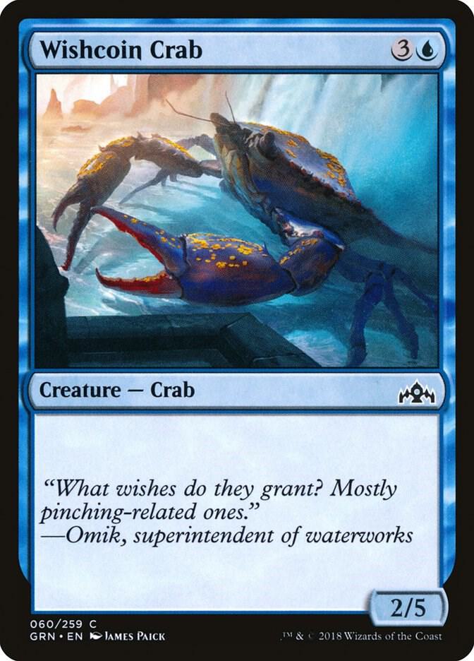 Wishcoin Crab (60) [Guilds of Ravnica]