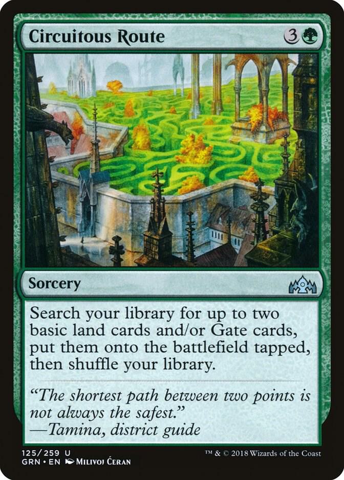 Circuitous Route (125) [Guilds of Ravnica]