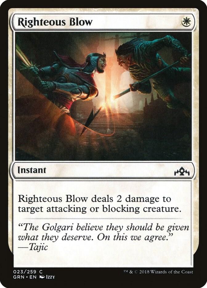 Righteous Blow (23) [Guilds of Ravnica]
