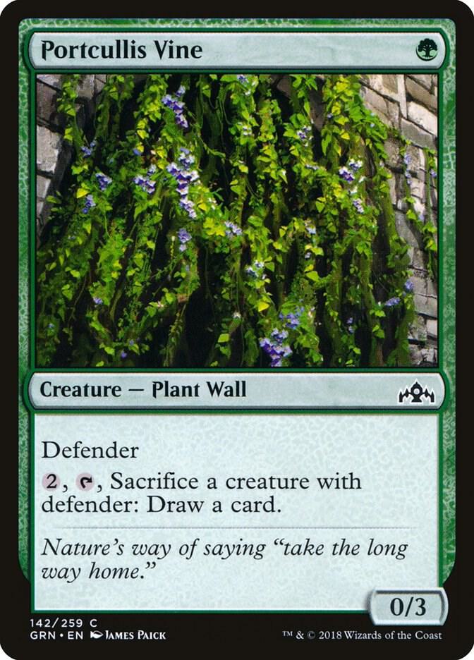 Portcullis Vine (142) [Guilds of Ravnica]