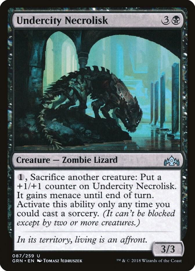 Undercity Necrolisk (87) [Guilds of Ravnica]