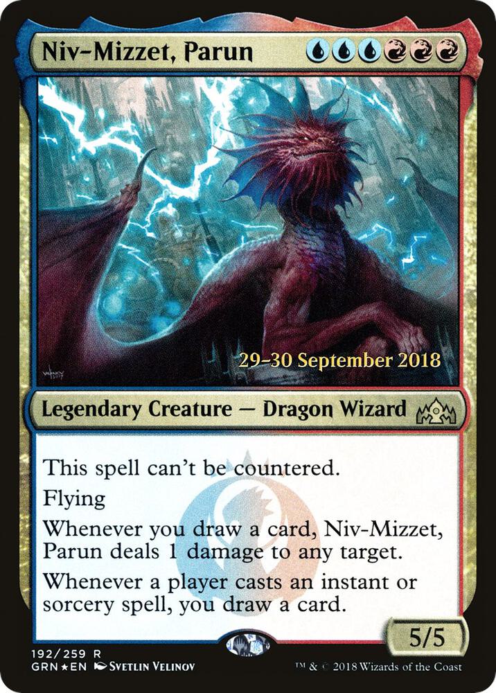Niv-Mizzet, Parun (192) [Prerelease Cards]