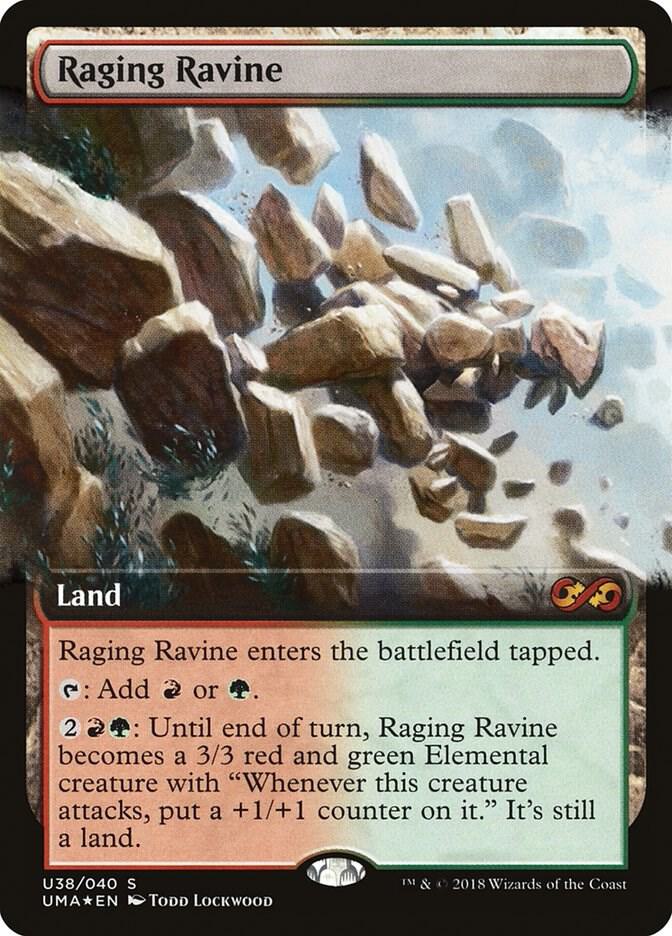 Raging Ravine (U38) [Ultimate Box Topper] [Extended Art]