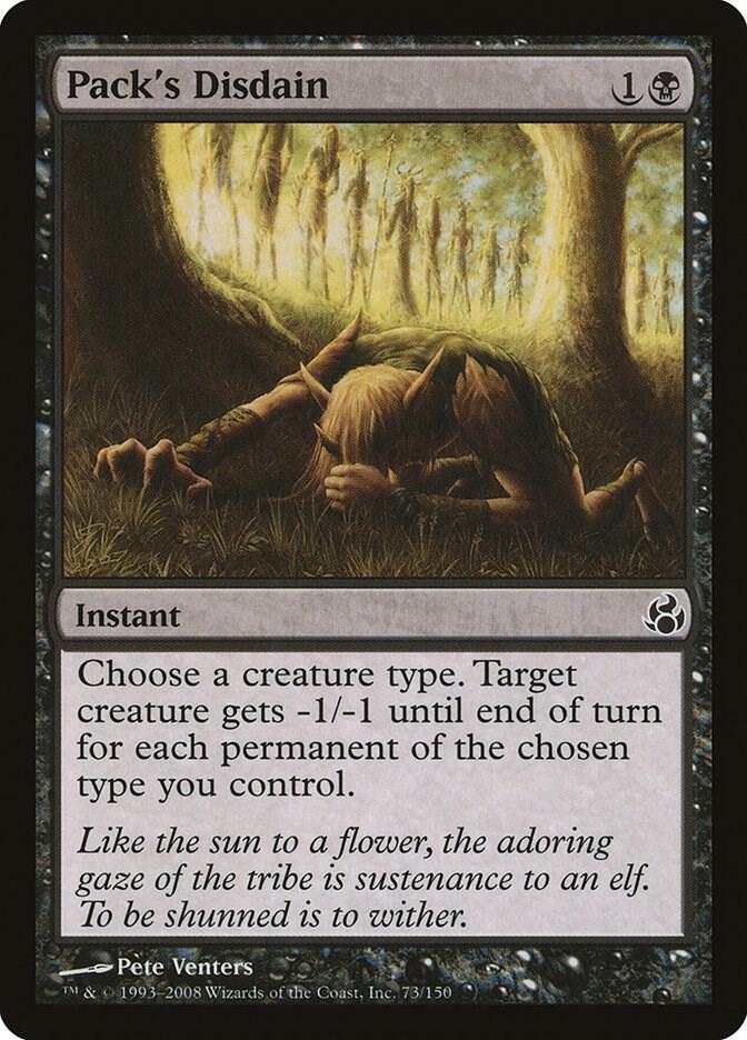 Pack's Disdain (73) [Morningtide]