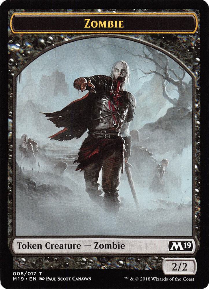 Zombie // Goblin Double-Sided Token (Game Night) (8 // 11) [Core Set 2019]