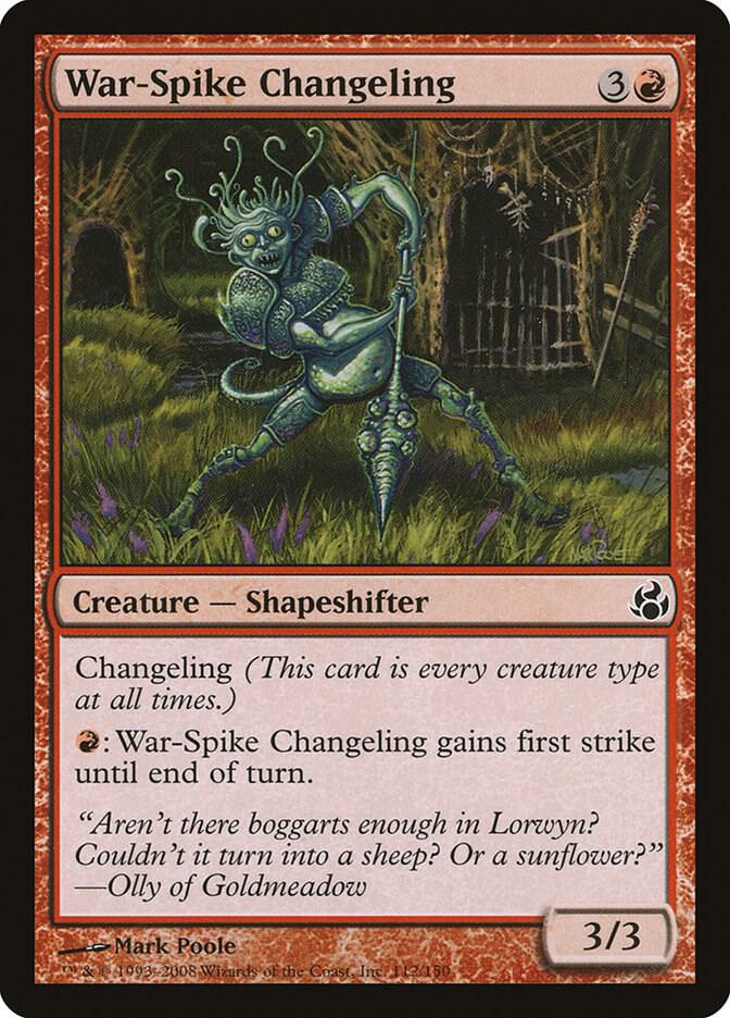 War-Spike Changeling (112) [Morningtide]