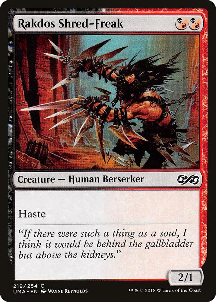 Rakdos Shred-Freak (219) [Ultimate Masters]