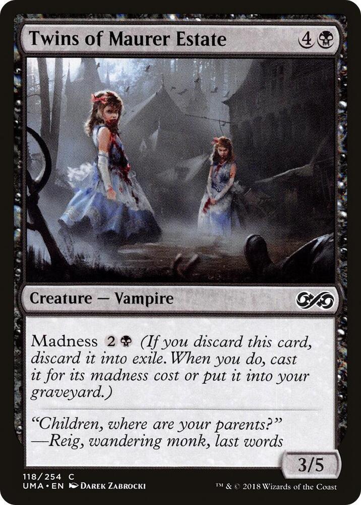 Twins of Maurer Estate (118) [Ultimate Masters]