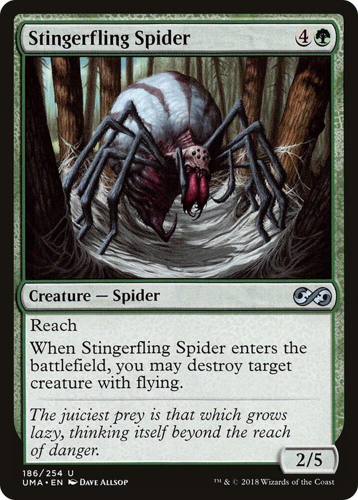 Stingerfling Spider (186) [Ultimate Masters]