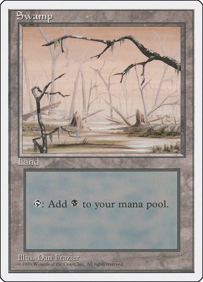 Swamp (B) (190) [Fourth Edition]