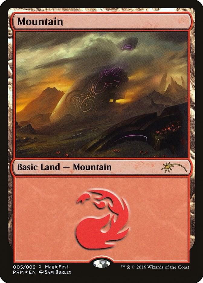 Mountain (2019) (5) [MagicFest Cards]
