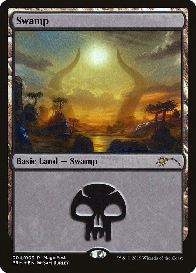 Swamp (2019) (4) [MagicFest Cards]