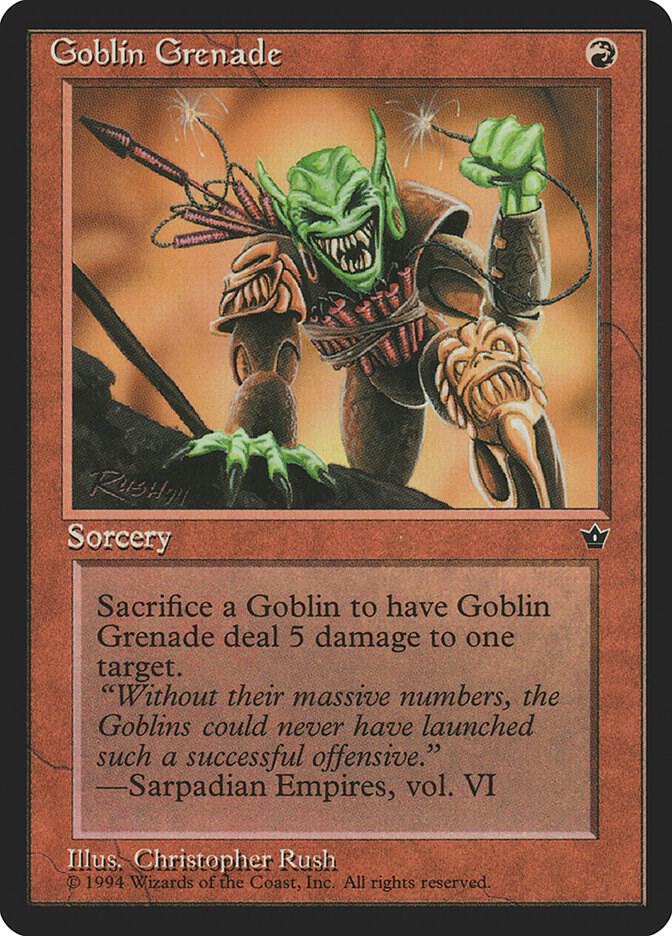 Goblin Grenade (Rush) (56c) [Fallen Empires]