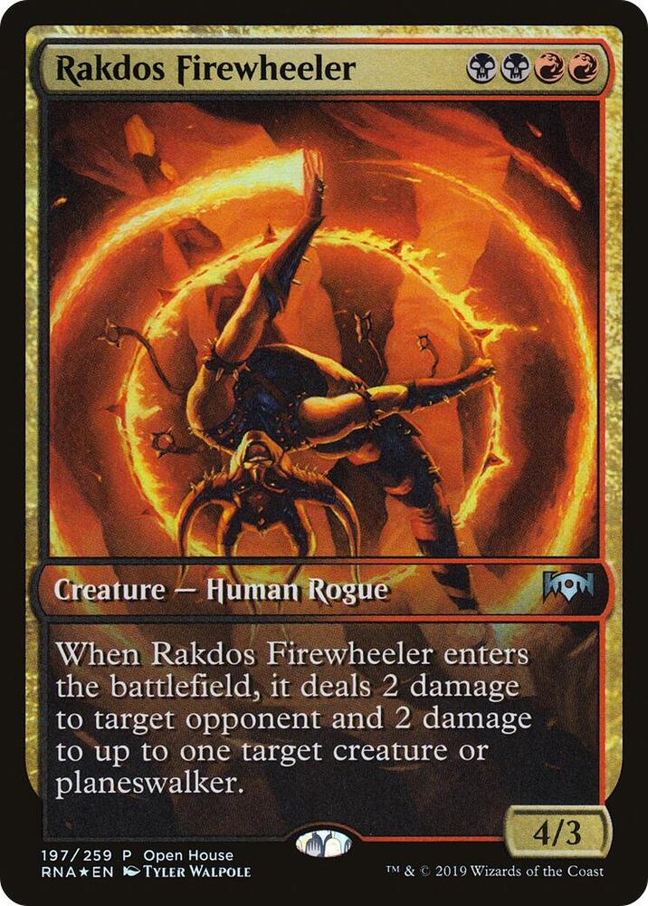 Rakdos Firewheeler (197) [Open House Promos]
