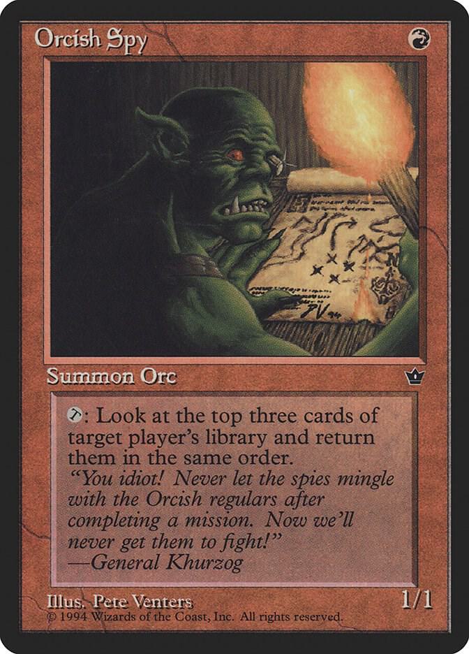 Orcish Spy (Venters) (61c) [Fallen Empires]