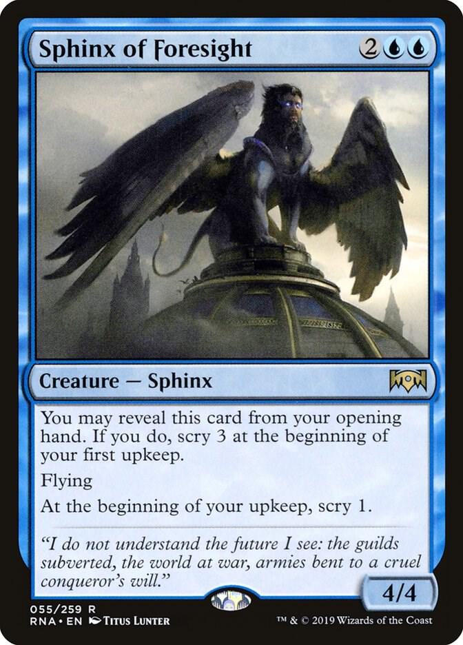 Sphinx of Foresight (55) [Ravnica Allegiance]