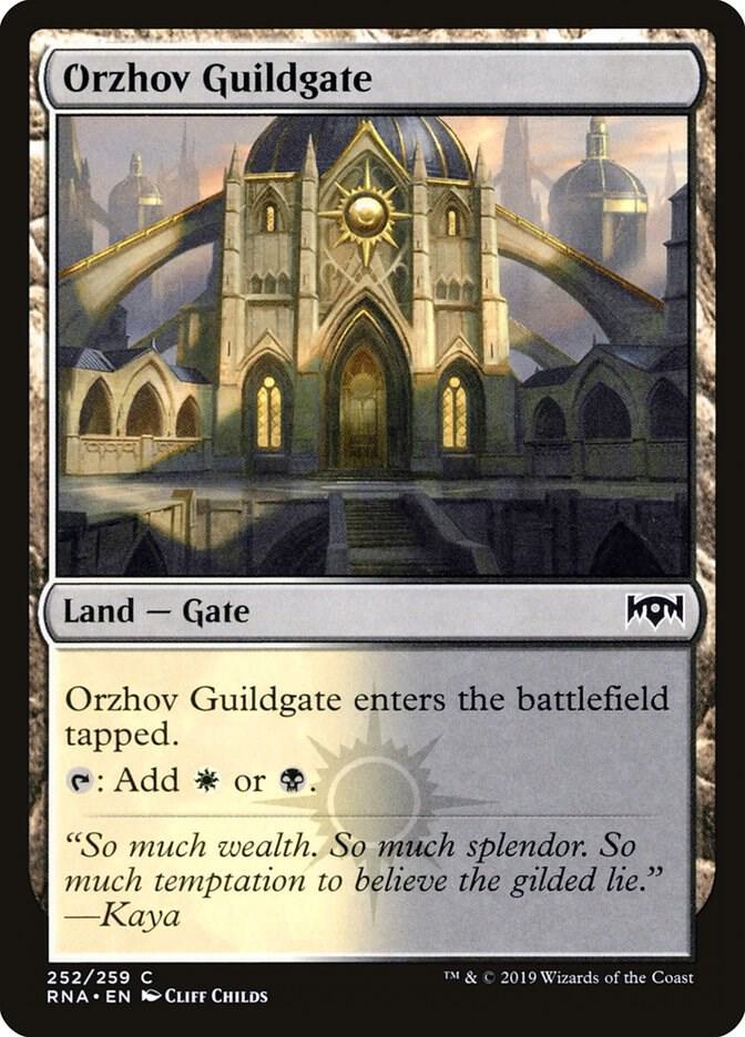 Orzhov Guildgate (252) [Ravnica Allegiance]
