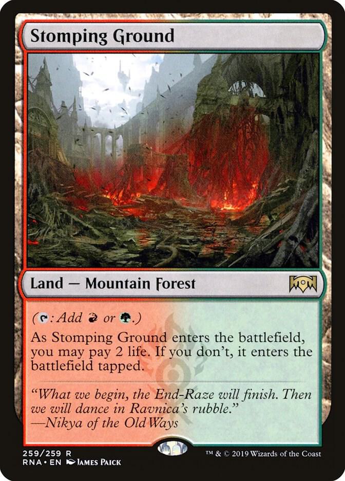 Stomping Ground (259) [Ravnica Allegiance]