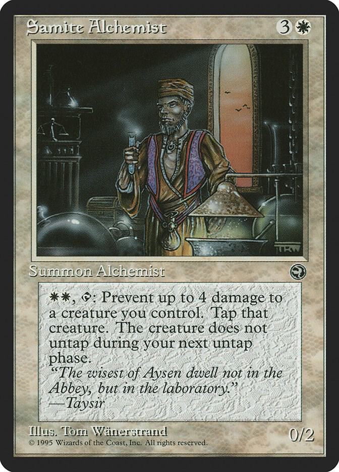Samite Alchemist [Version 2] (13) [Homelands]