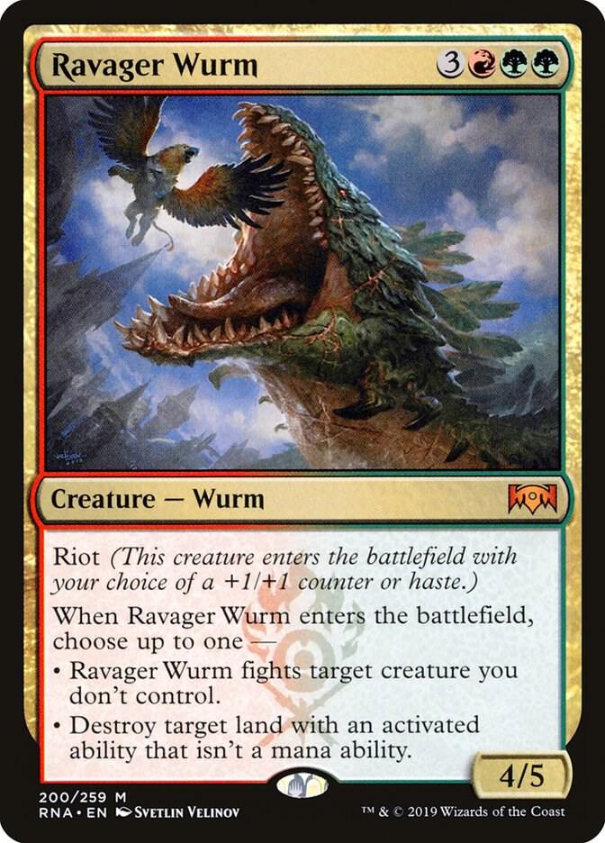 Ravager Wurm (200) [Ravnica Allegiance]