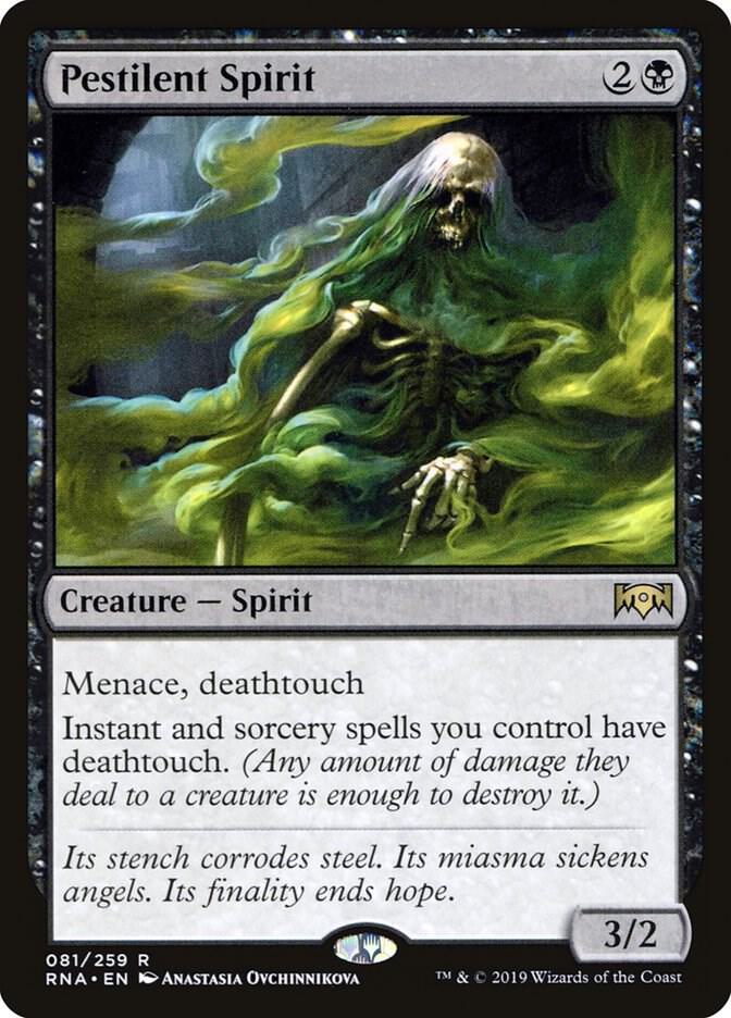 Pestilent Spirit (81) [Ravnica Allegiance]