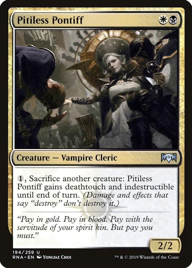 Pitiless Pontiff (194) [Ravnica Allegiance]