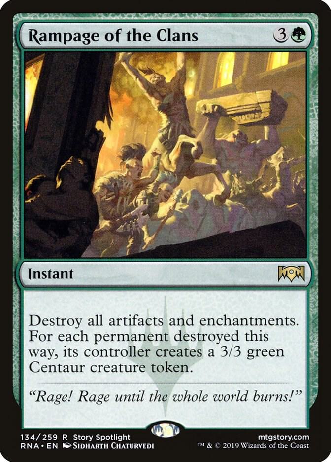 Rampage of the Clans (134) [Ravnica Allegiance]