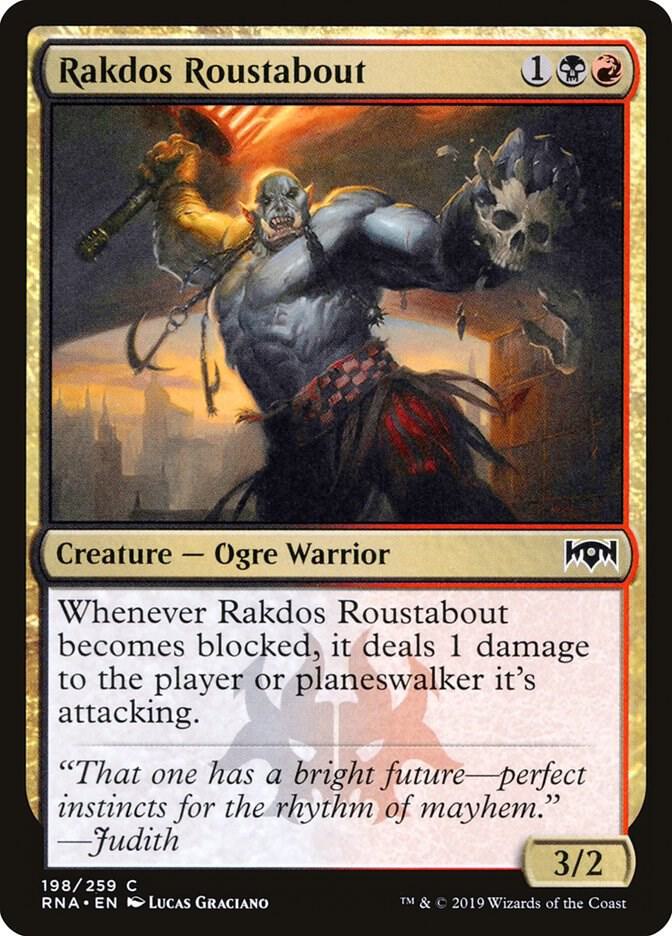 Rakdos Roustabout (198) [Ravnica Allegiance]
