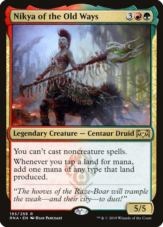 Nikya of the Old Ways (193) [Ravnica Allegiance]
