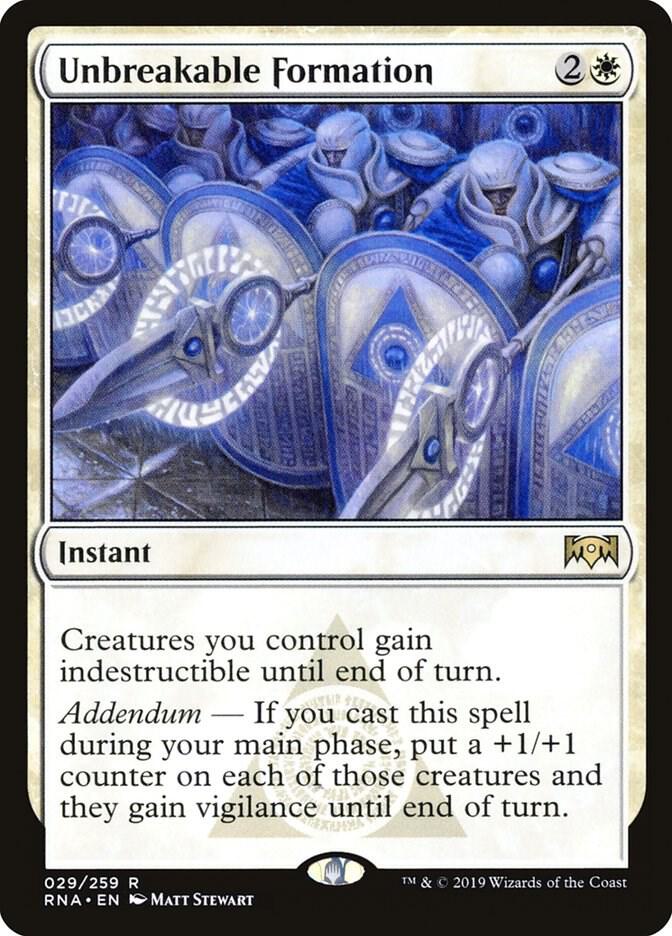 Unbreakable Formation (29) [Ravnica Allegiance]
