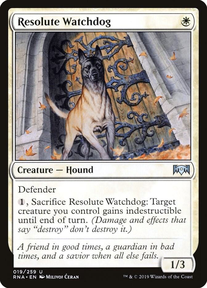 Resolute Watchdog (19) [Ravnica Allegiance]