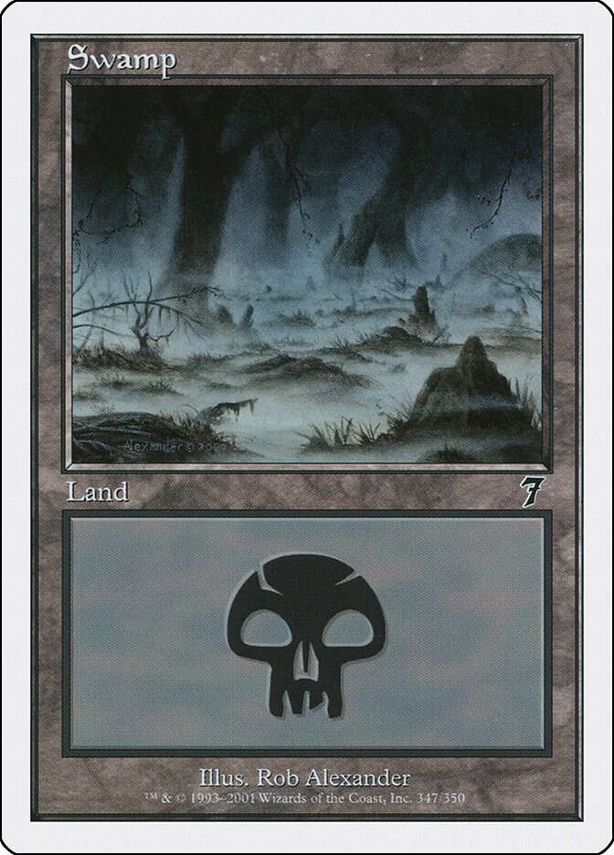 Swamp (347) [Seventh Edition]