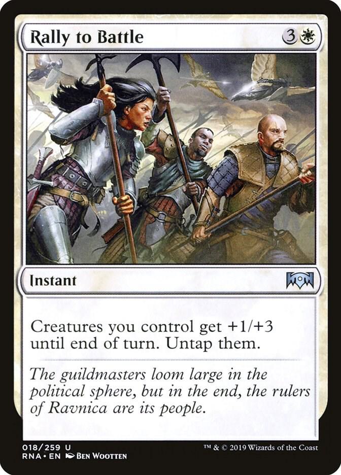 Rally to Battle (18) [Ravnica Allegiance]