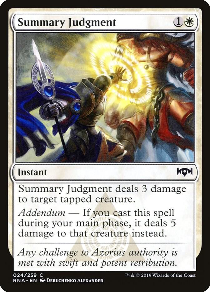 Summary Judgment (24) [Ravnica Allegiance]