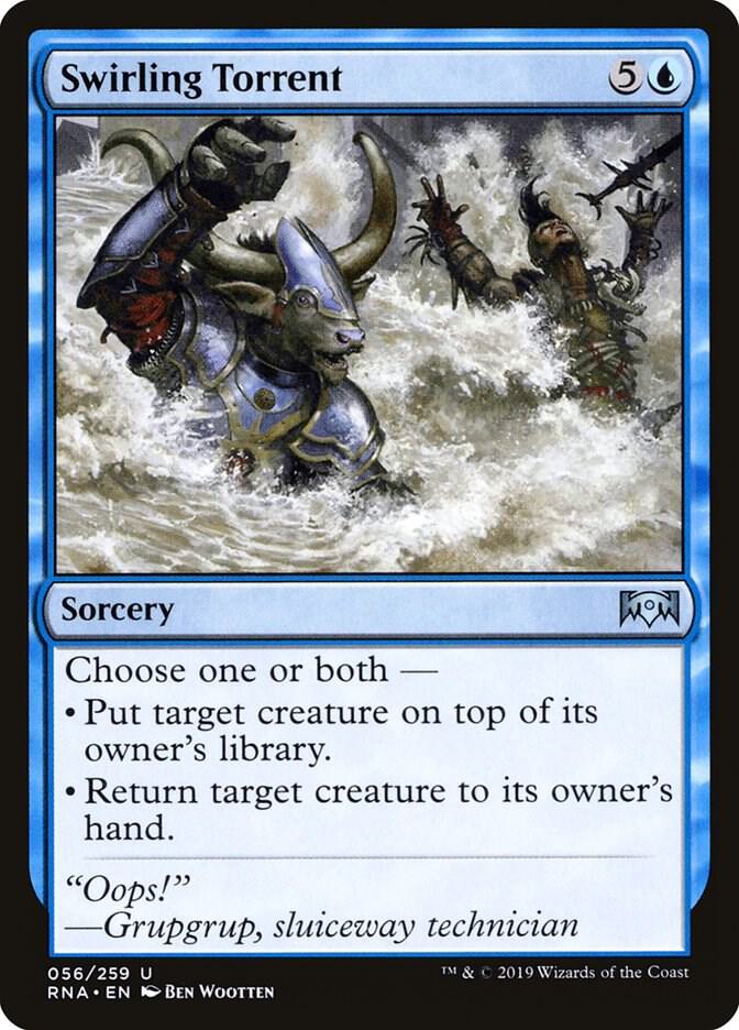 Swirling Torrent (56) [Ravnica Allegiance]