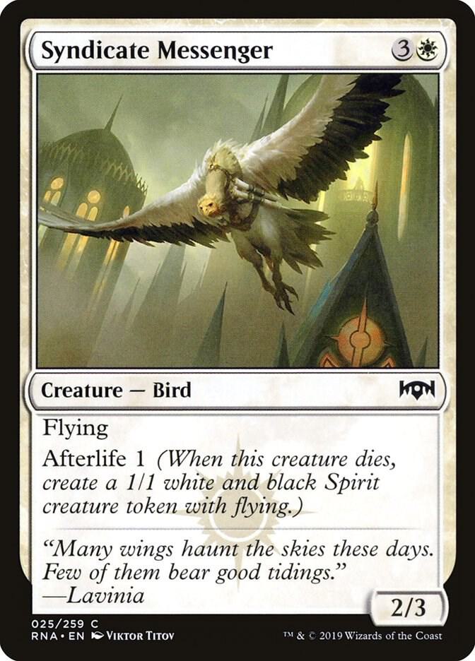 Syndicate Messenger (25) [Ravnica Allegiance]