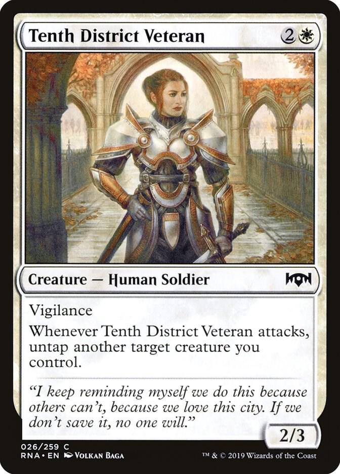 Tenth District Veteran (26) [Ravnica Allegiance]