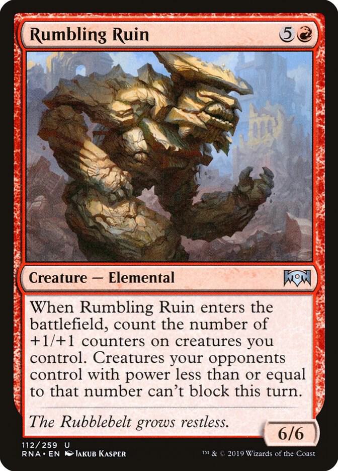 Rumbling Ruin (112) [Ravnica Allegiance]