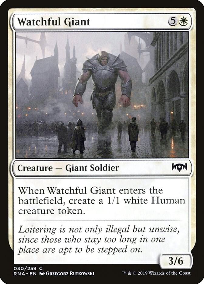 Watchful Giant (30) [Ravnica Allegiance]