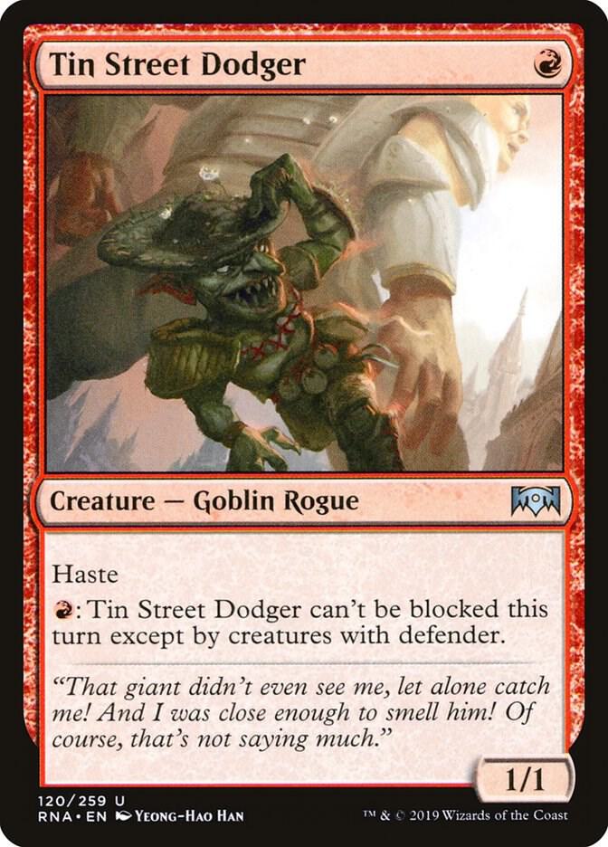 Tin Street Dodger (120) [Ravnica Allegiance]