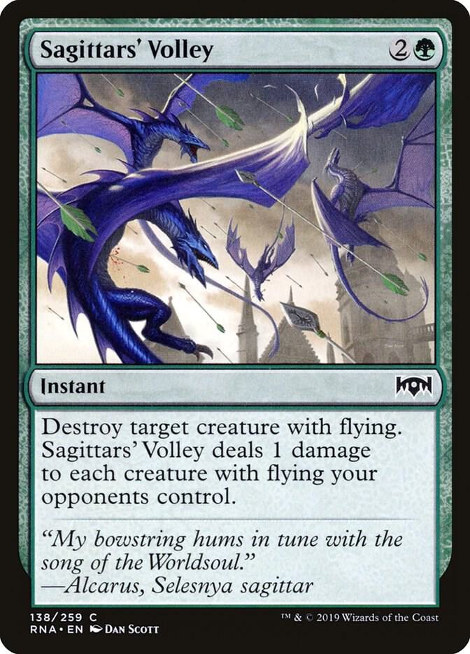 Sagittars' Volley (138) [Ravnica Allegiance]