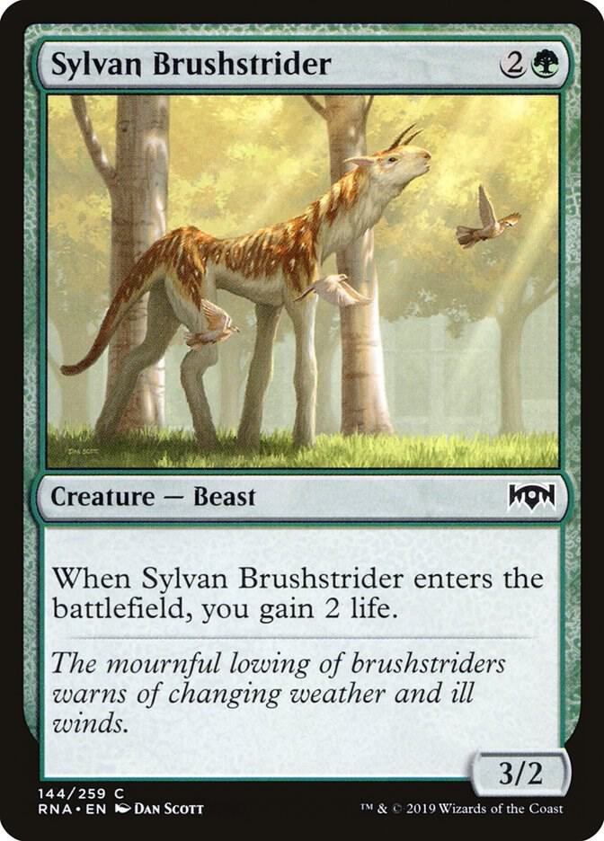 Sylvan Brushstrider (144) [Ravnica Allegiance]