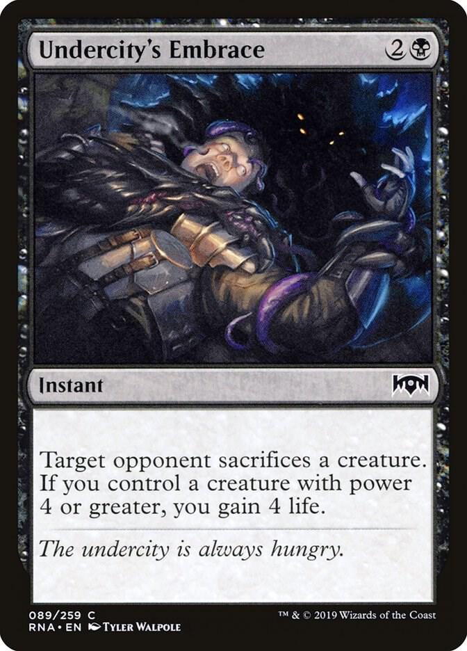 Undercity's Embrace (89) [Ravnica Allegiance]