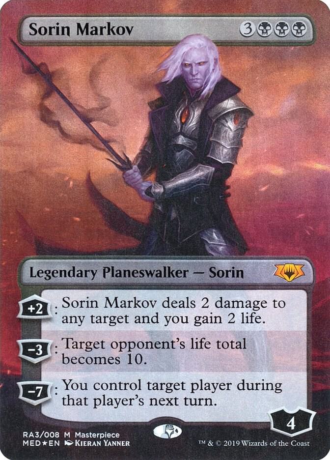 Sorin Markov (RA3) [Mythic Edition: Ravnica Allegiance] [Borderless]