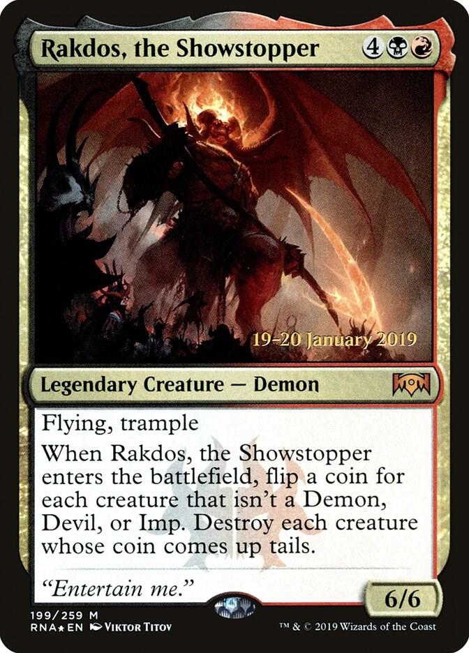 Rakdos, the Showstopper (199) [Prerelease Cards]