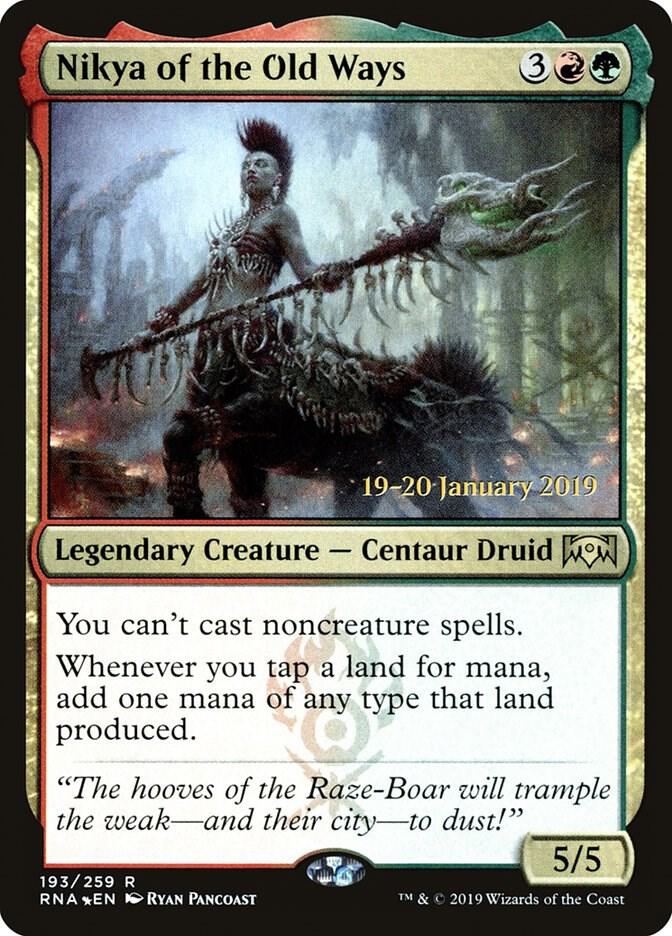 Nikya of the Old Ways (193) [Prerelease Cards]