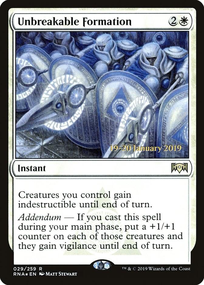Unbreakable Formation (29) [Prerelease Cards]