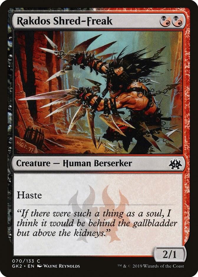 Rakdos Shred-Freak (70) [RNA Guild Kit]