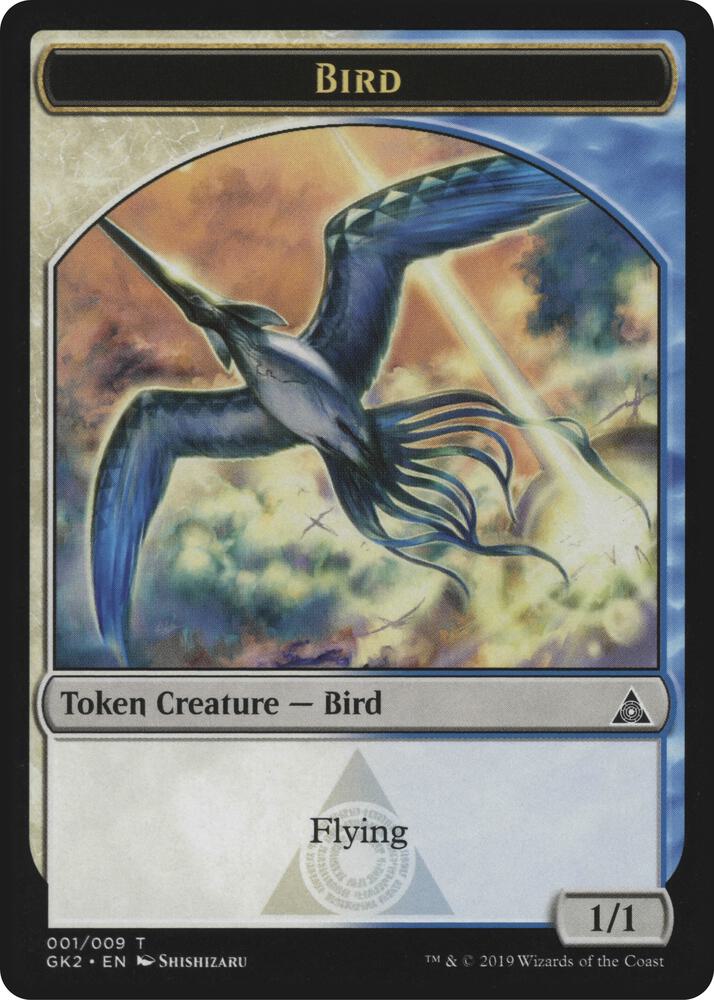 Bird // Thopter Double-Sided Token (1 // 11) [RNA Guild Kit]