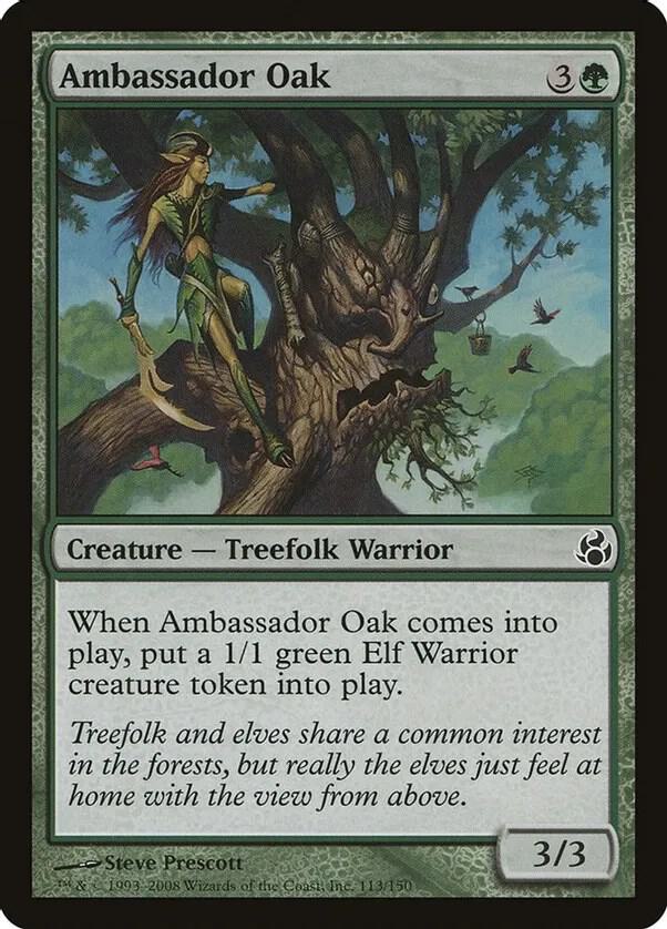 Ambassador Oak (Morningtide) (113) [Oversize Cards]